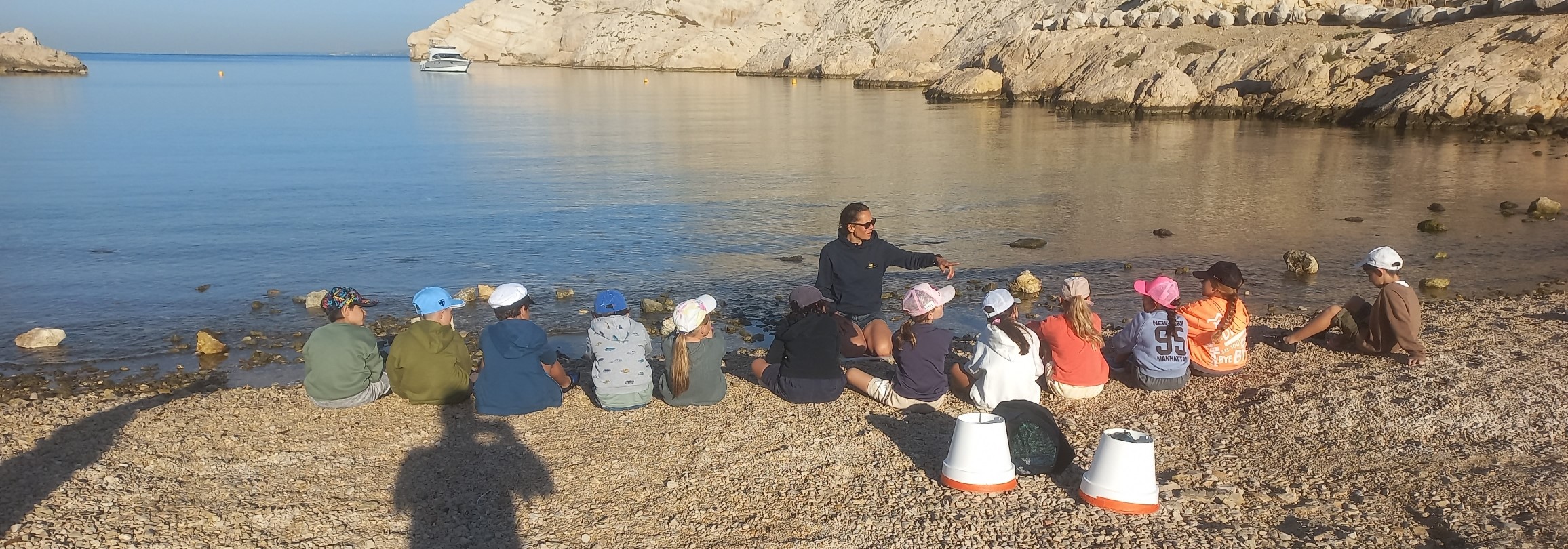 Classe verte au Frioul